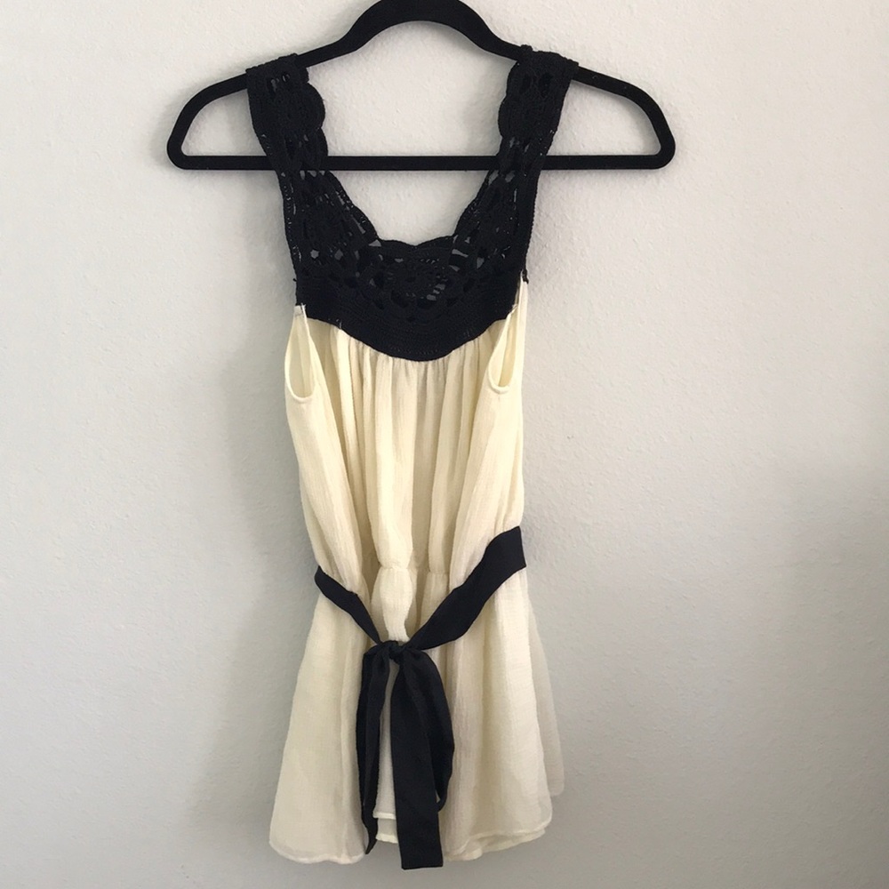 BOGO! Chelsea Flower Boho Silk and Crochet Top